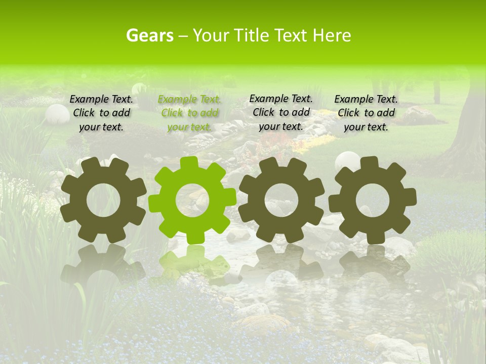 Leaf Spiritual Tree PowerPoint Template