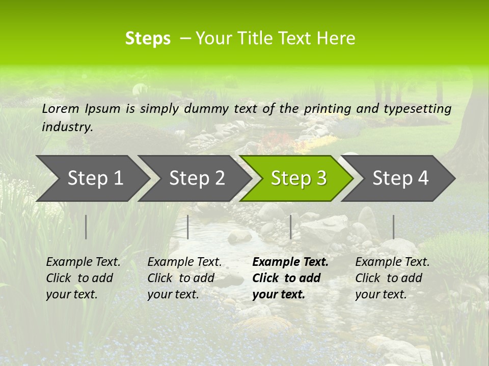Leaf Spiritual Tree PowerPoint Template