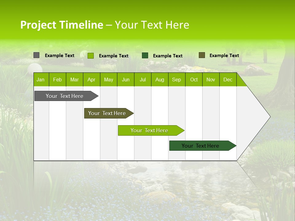 Leaf Spiritual Tree PowerPoint Template