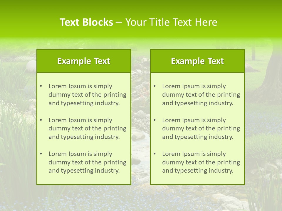 Leaf Spiritual Tree PowerPoint Template