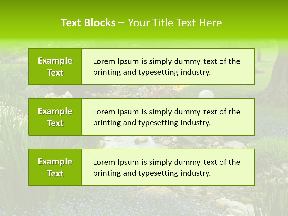 Leaf Spiritual Tree PowerPoint Template
