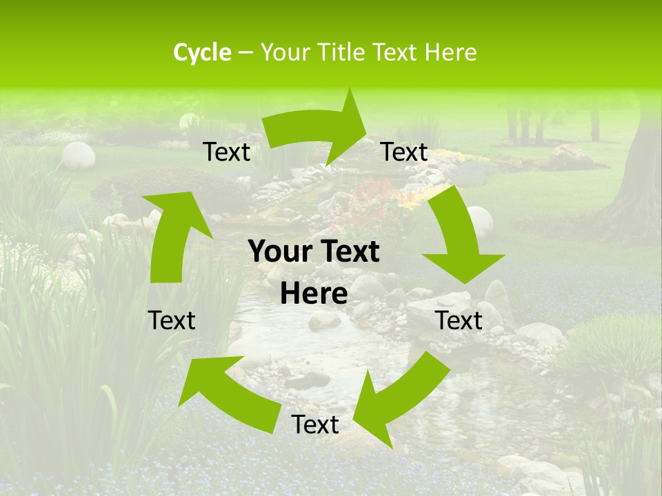 Leaf Spiritual Tree PowerPoint Template