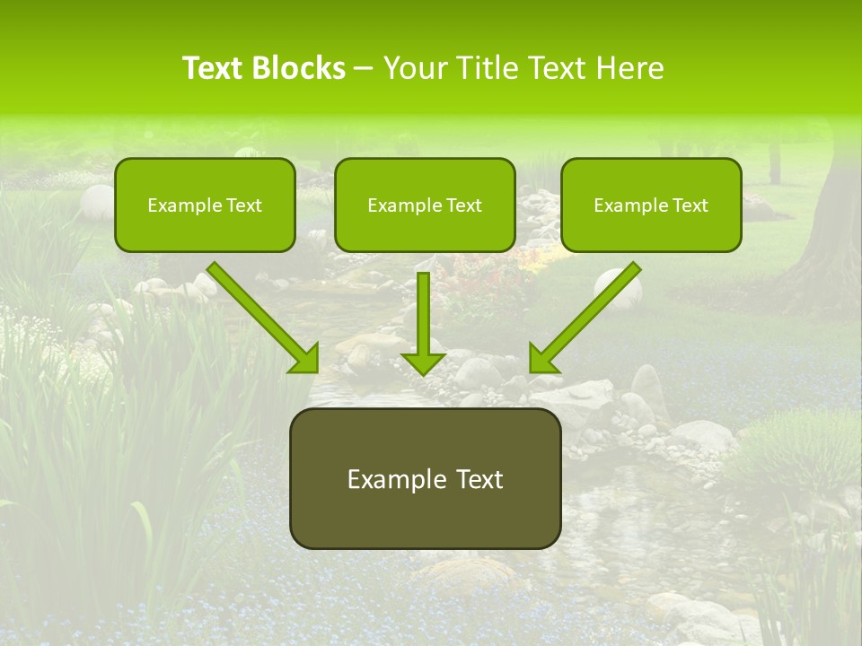 Leaf Spiritual Tree PowerPoint Template