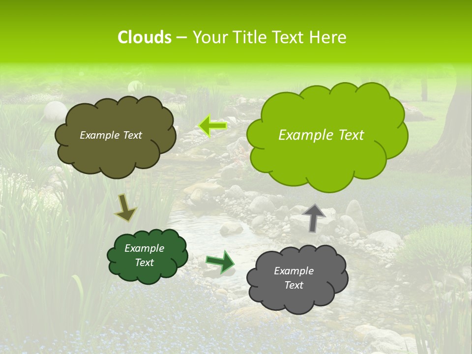 Leaf Spiritual Tree PowerPoint Template