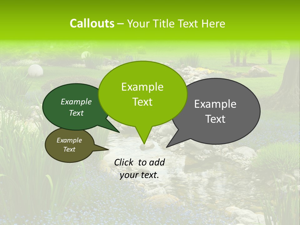 Leaf Spiritual Tree PowerPoint Template