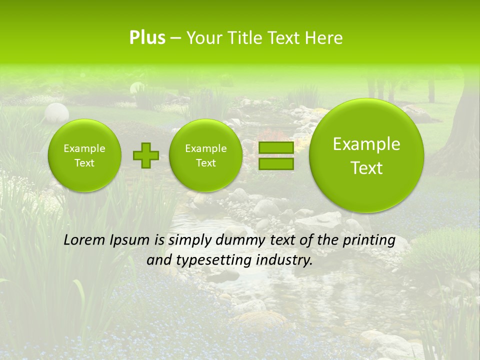 Leaf Spiritual Tree PowerPoint Template