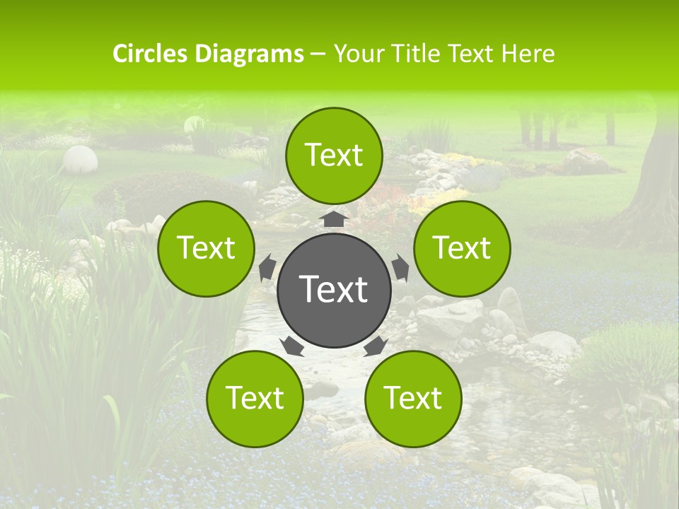 Leaf Spiritual Tree PowerPoint Template