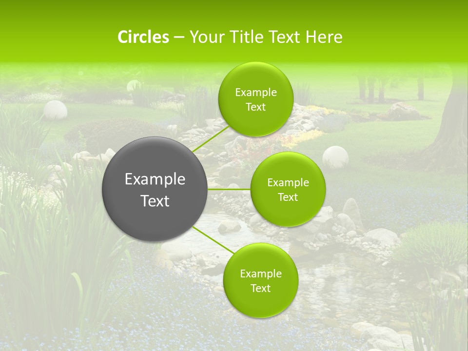 Leaf Spiritual Tree PowerPoint Template