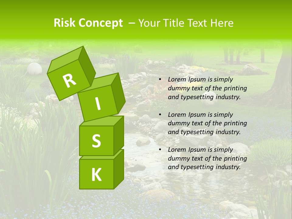 Leaf Spiritual Tree PowerPoint Template