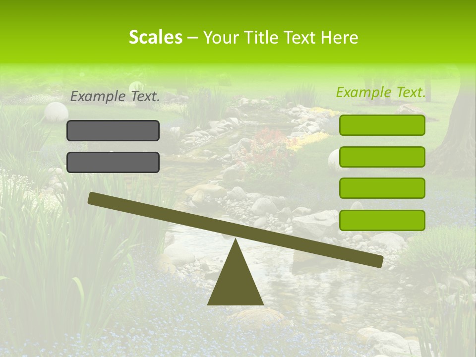 Leaf Spiritual Tree PowerPoint Template