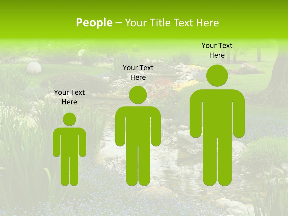 Leaf Spiritual Tree PowerPoint Template