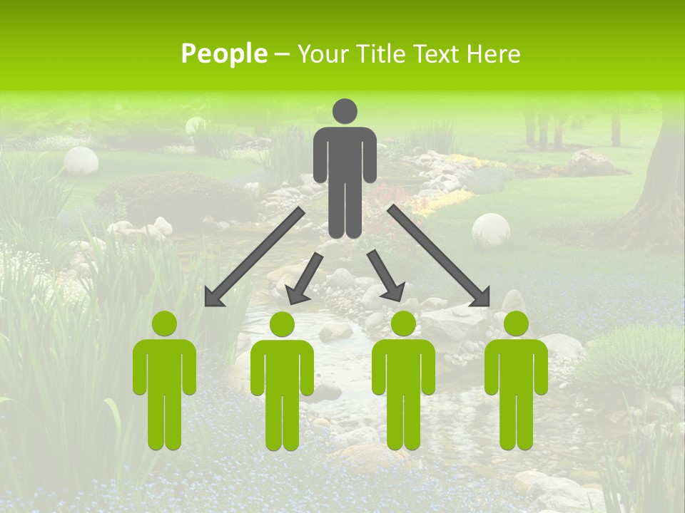 Leaf Spiritual Tree PowerPoint Template