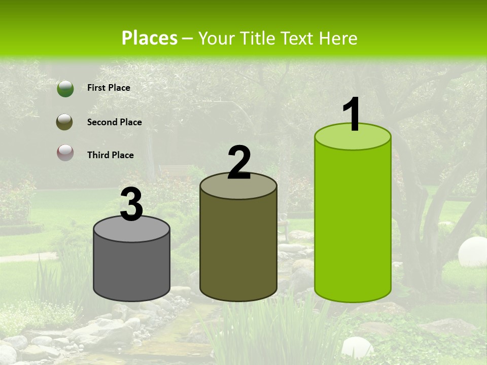 Plant Japanese Water PowerPoint Template