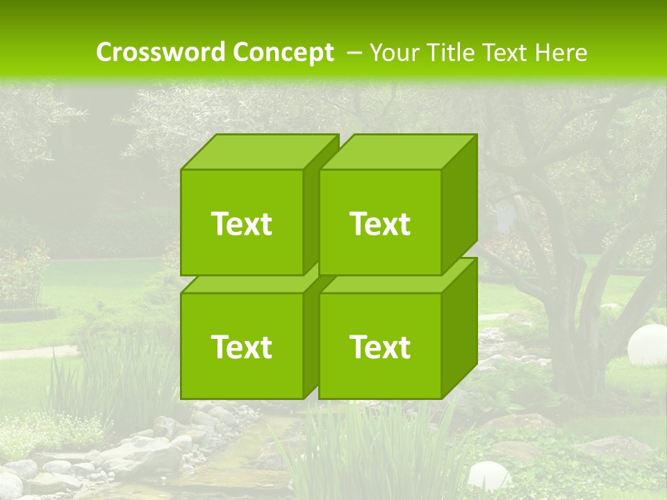 Plant Japanese Water PowerPoint Template