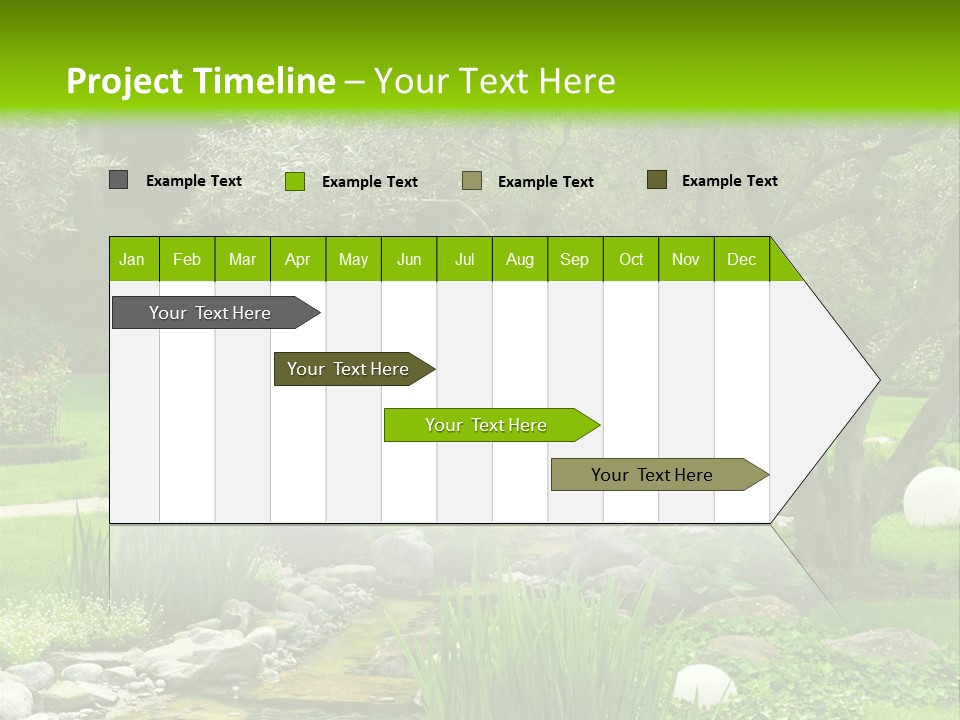 Plant Japanese Water PowerPoint Template