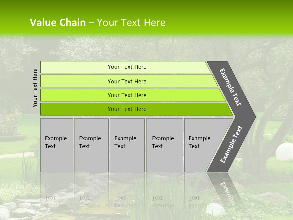 Plant Japanese Water PowerPoint Template