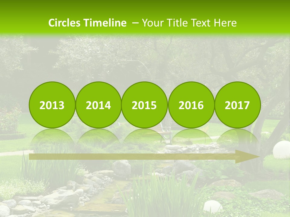 Plant Japanese Water PowerPoint Template