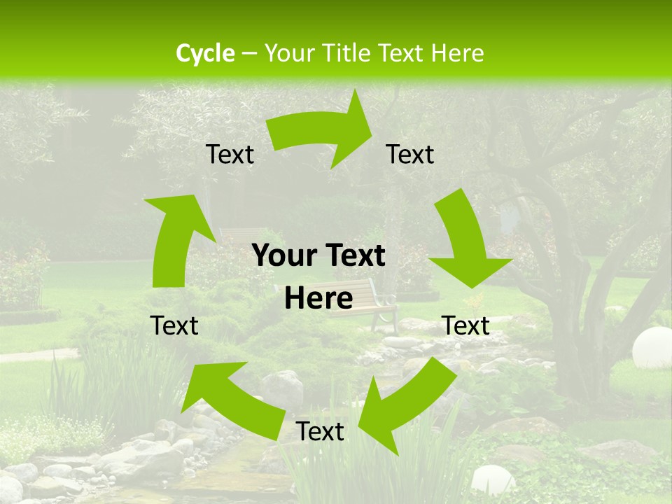 Plant Japanese Water PowerPoint Template