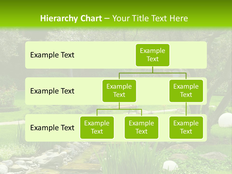Plant Japanese Water PowerPoint Template
