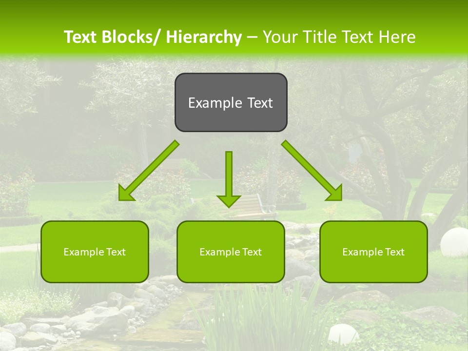 Plant Japanese Water PowerPoint Template