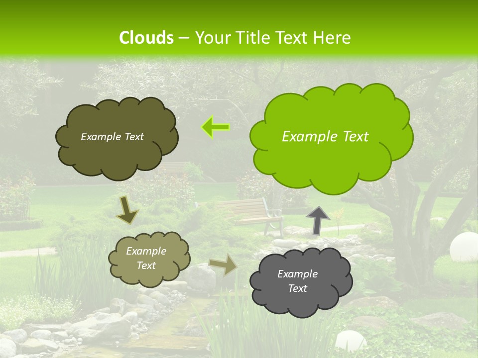 Plant Japanese Water PowerPoint Template