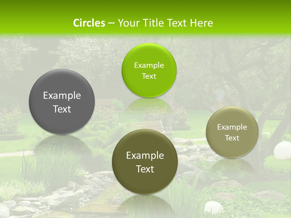 Plant Japanese Water PowerPoint Template