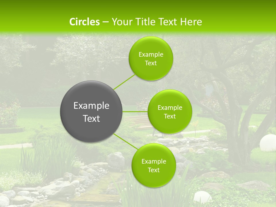 Plant Japanese Water PowerPoint Template