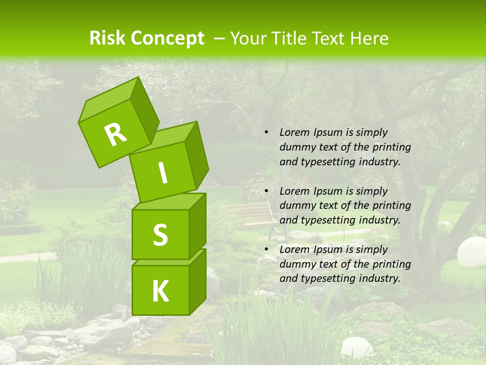 Plant Japanese Water PowerPoint Template