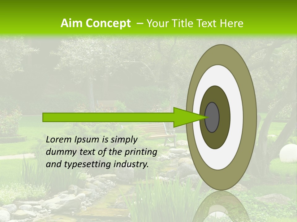 Plant Japanese Water PowerPoint Template