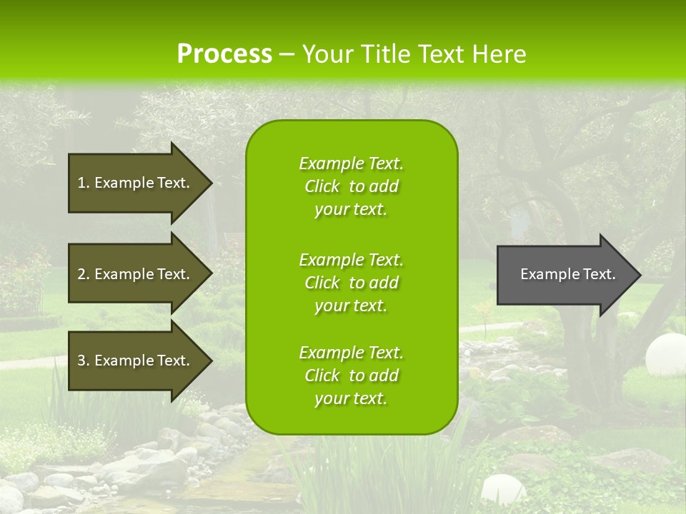 Plant Japanese Water PowerPoint Template