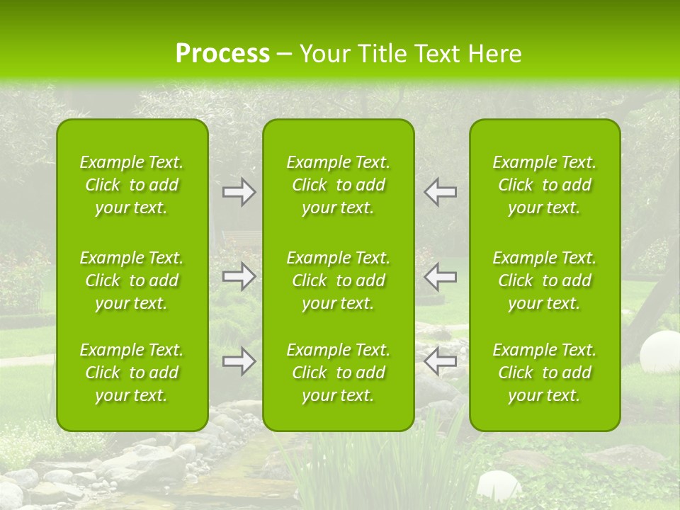 Plant Japanese Water PowerPoint Template