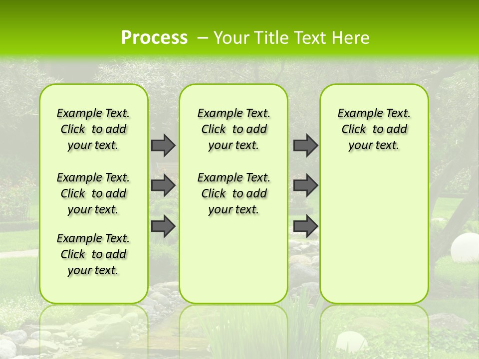 Plant Japanese Water PowerPoint Template