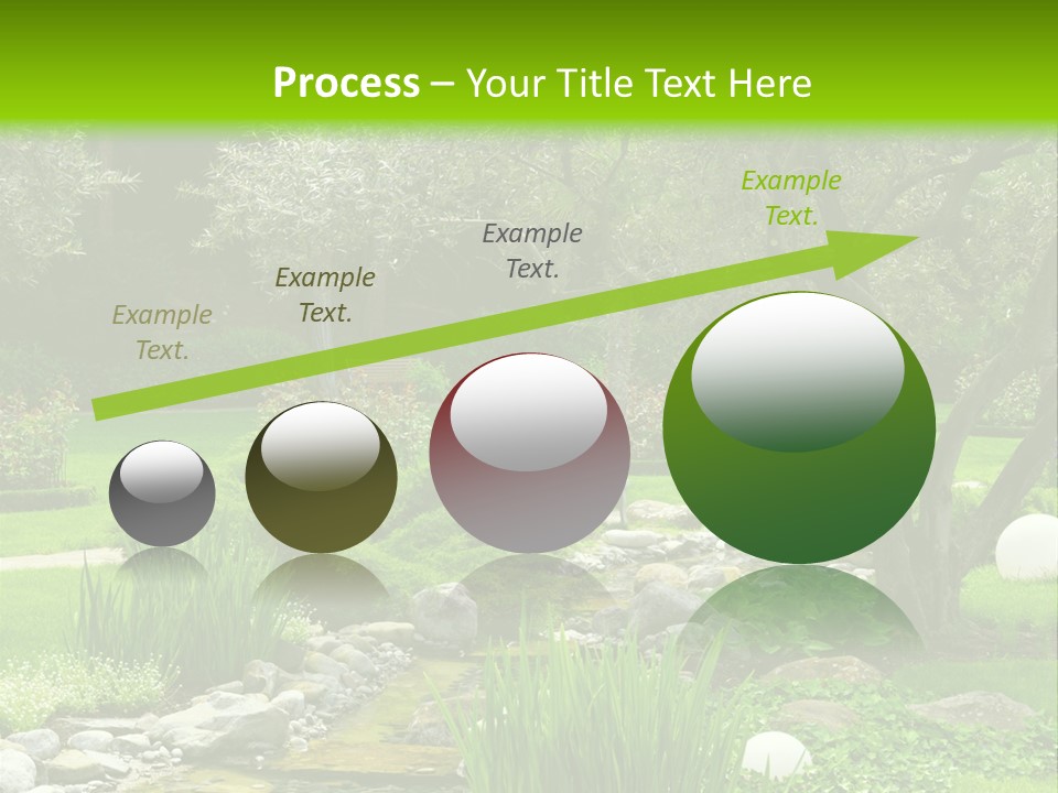 Plant Japanese Water PowerPoint Template