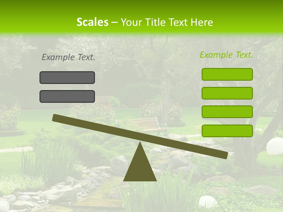 Plant Japanese Water PowerPoint Template