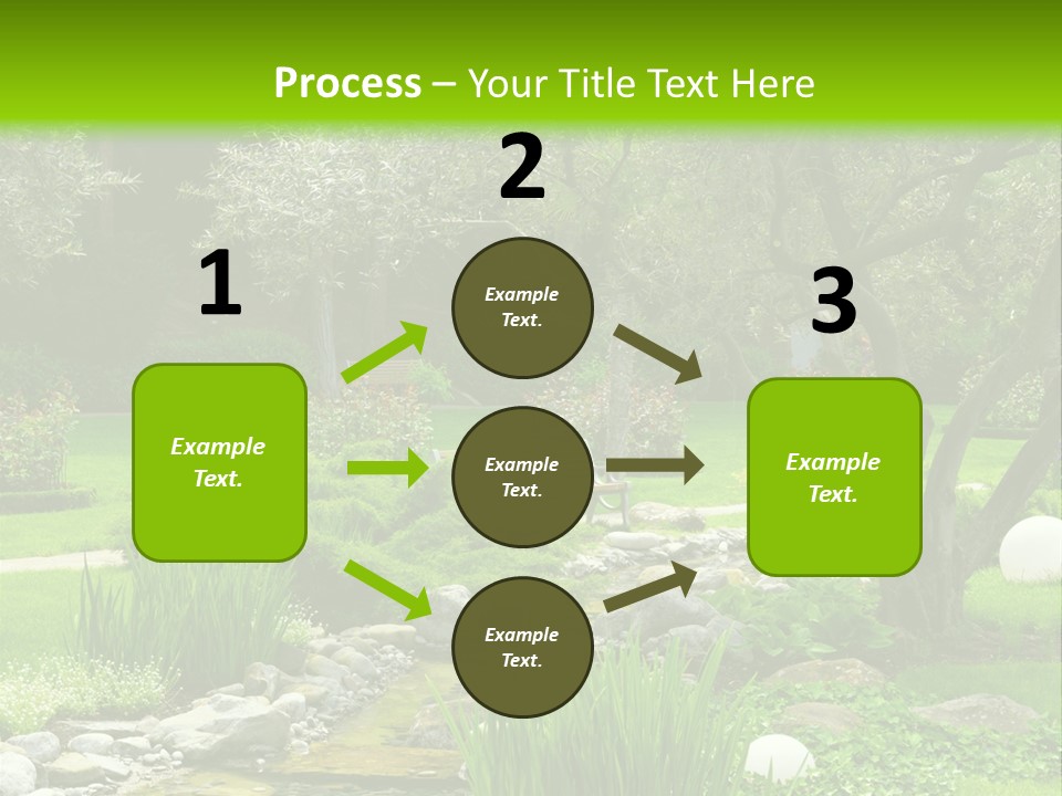 Plant Japanese Water PowerPoint Template