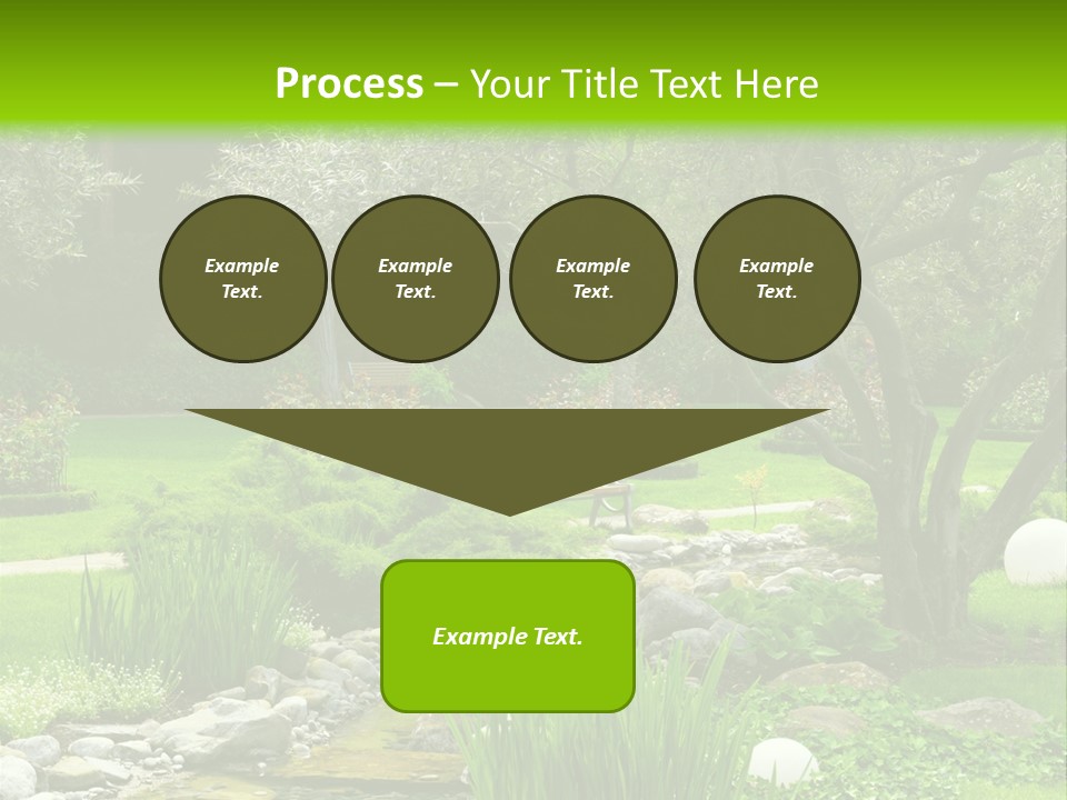Plant Japanese Water PowerPoint Template