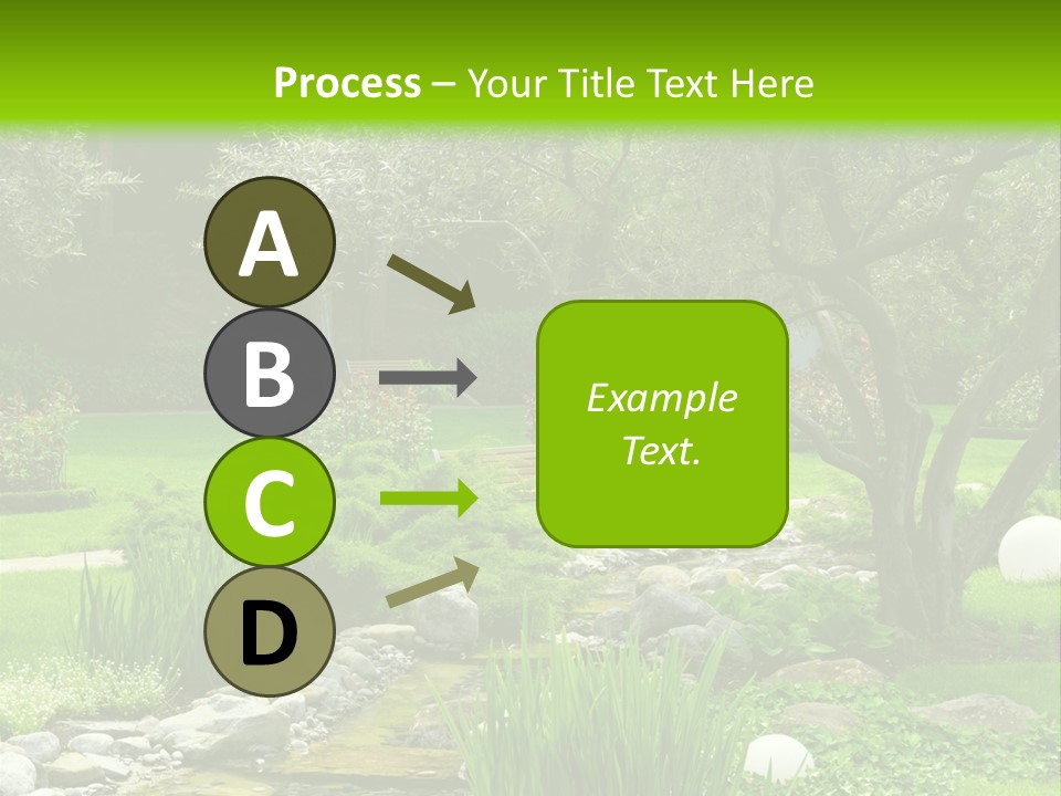 Plant Japanese Water PowerPoint Template