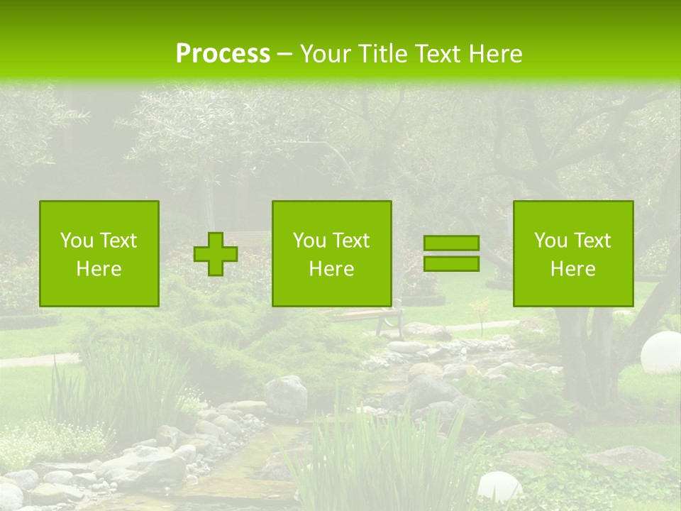 Plant Japanese Water PowerPoint Template