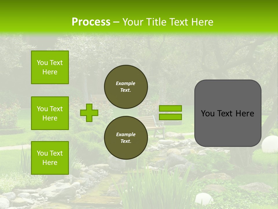 Plant Japanese Water PowerPoint Template