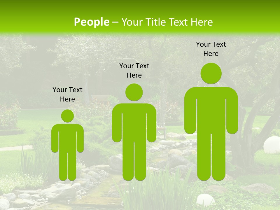 Plant Japanese Water PowerPoint Template