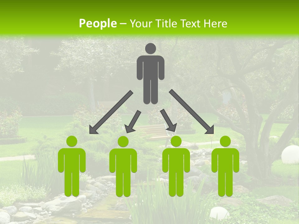 Plant Japanese Water PowerPoint Template