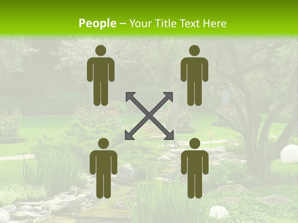 Plant Japanese Water PowerPoint Template