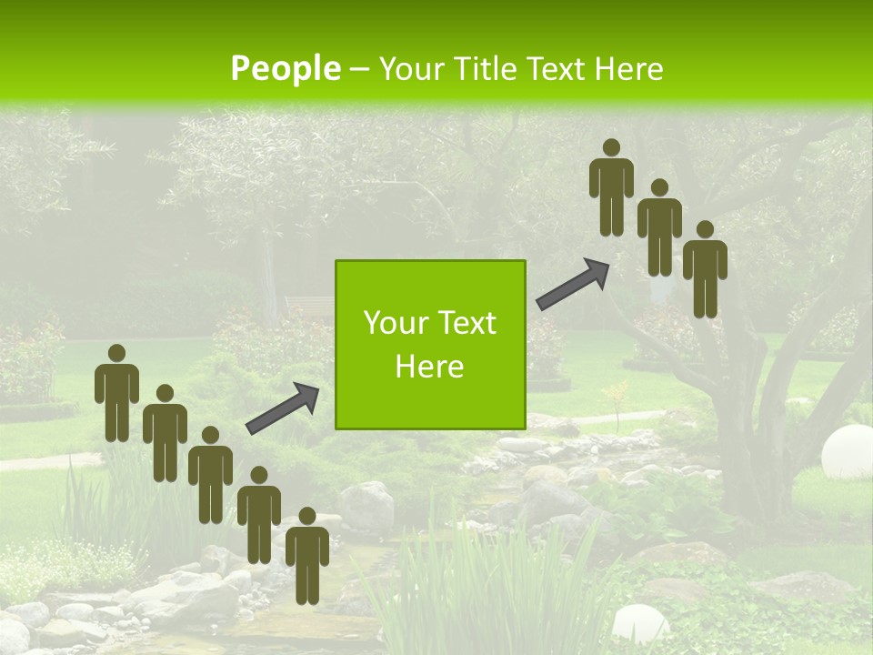 Plant Japanese Water PowerPoint Template