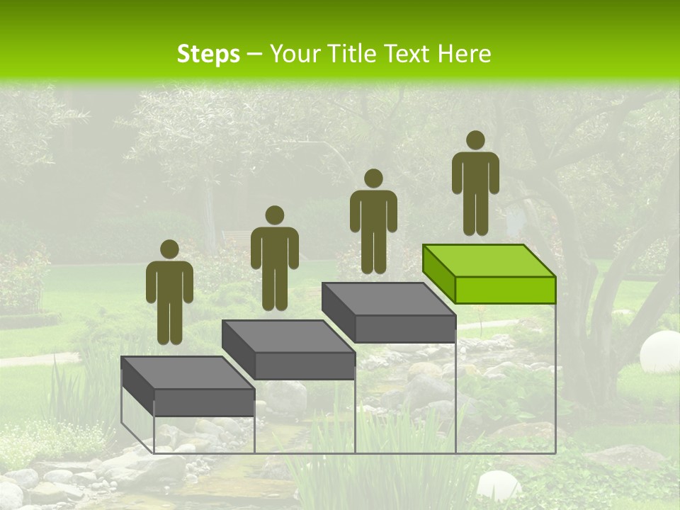 Plant Japanese Water PowerPoint Template