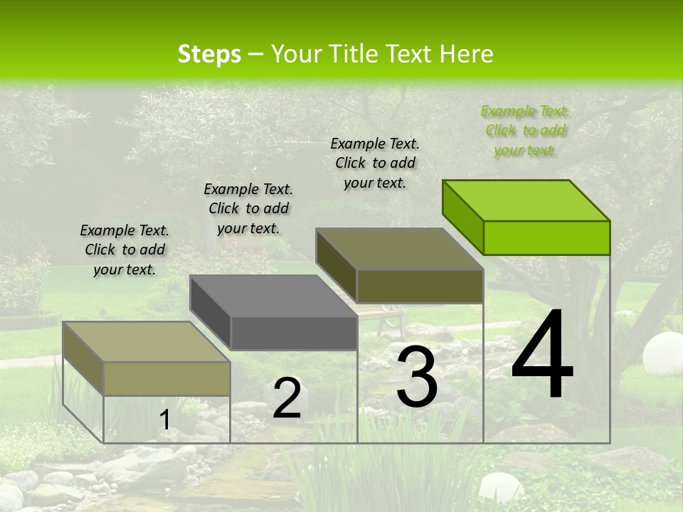 Plant Japanese Water PowerPoint Template