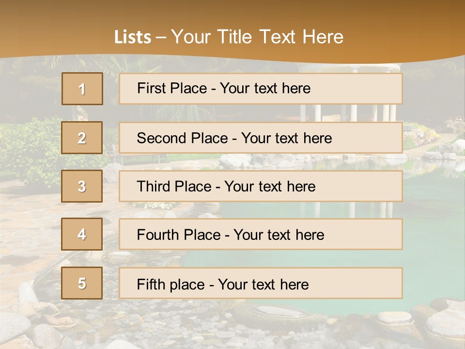 Plant Asia Grass PowerPoint Template