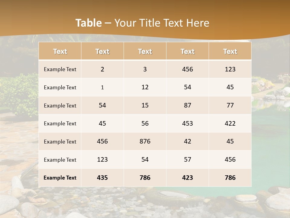 Plant Asia Grass PowerPoint Template