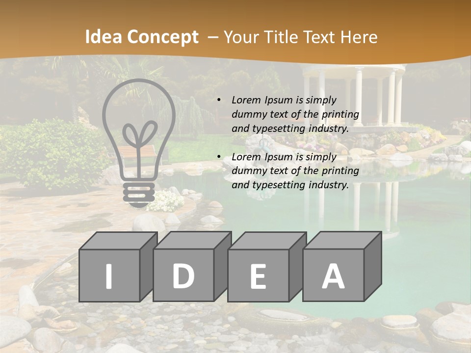 Plant Asia Grass PowerPoint Template