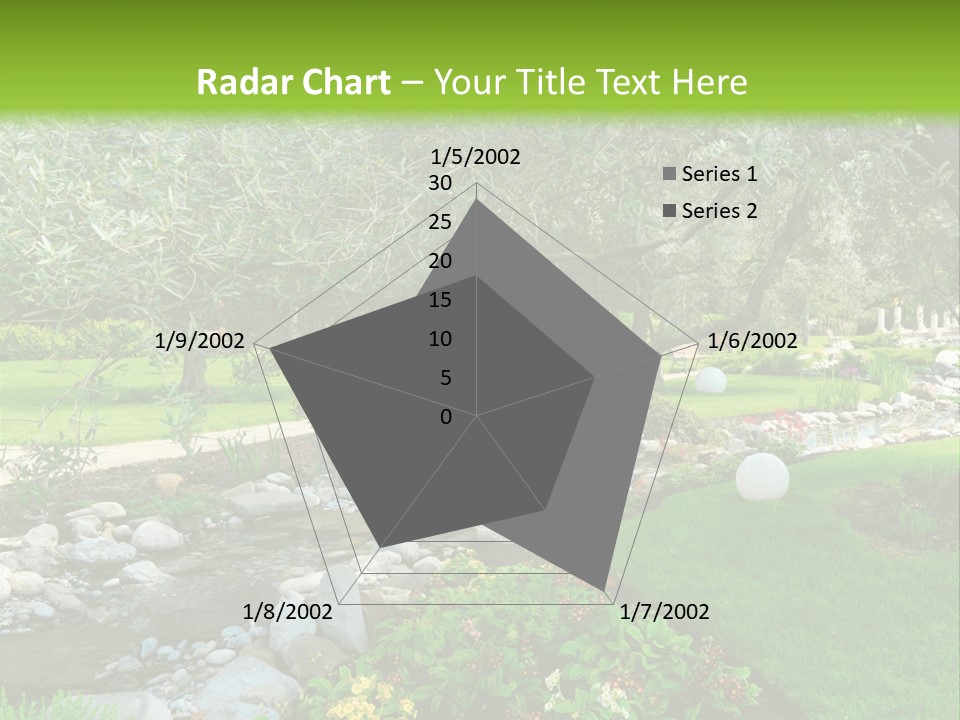 Beautiful Landscape Garden PowerPoint Template