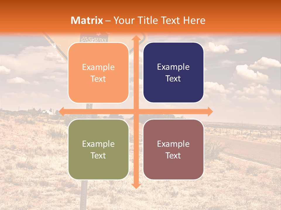 Service Board Traffic PowerPoint Template